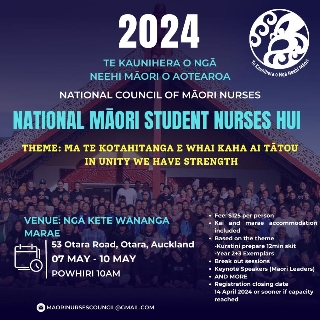 Māori Student Nurses Hui&nbsp;2024